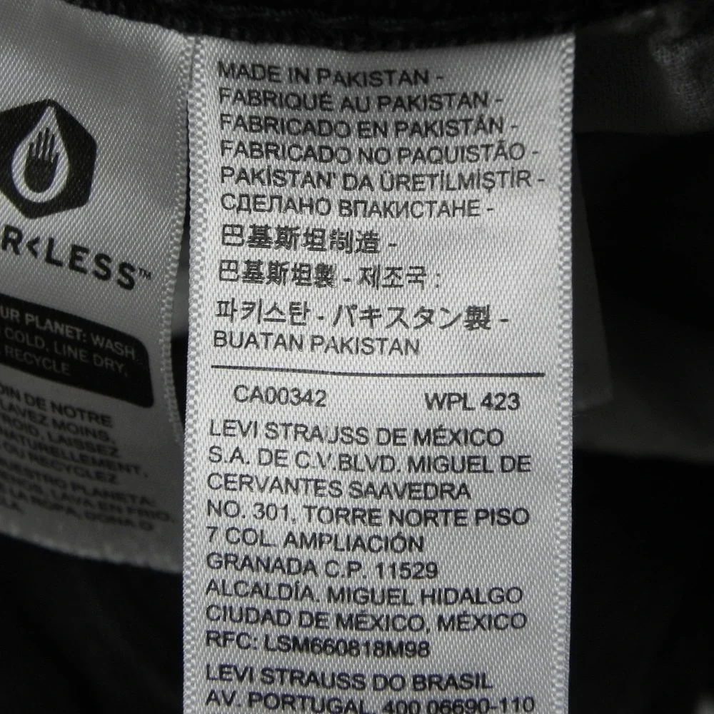 Levi's‎ 559 Jeans Mens 36x29 Relaxed Straight Fit 5-Pocket Stretch Denim Black